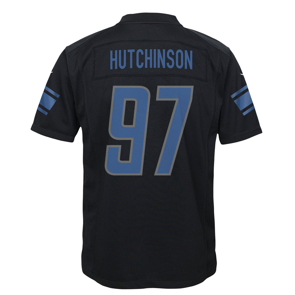 Youth Detroit Lions Aidan Hutchinson Nike Black Game Jersey