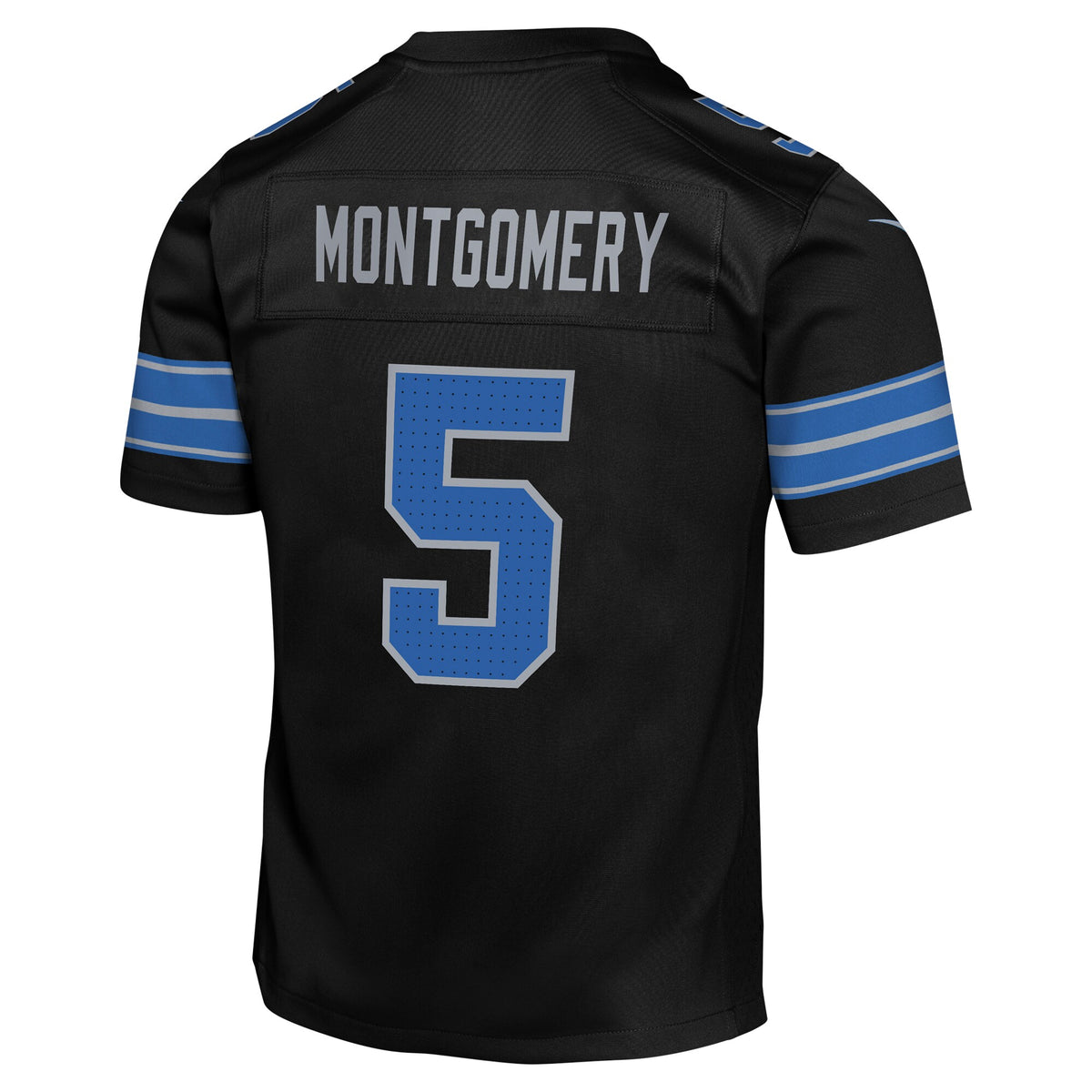 Youth Detroit Lions David Montgomery Nike Black Game Jersey