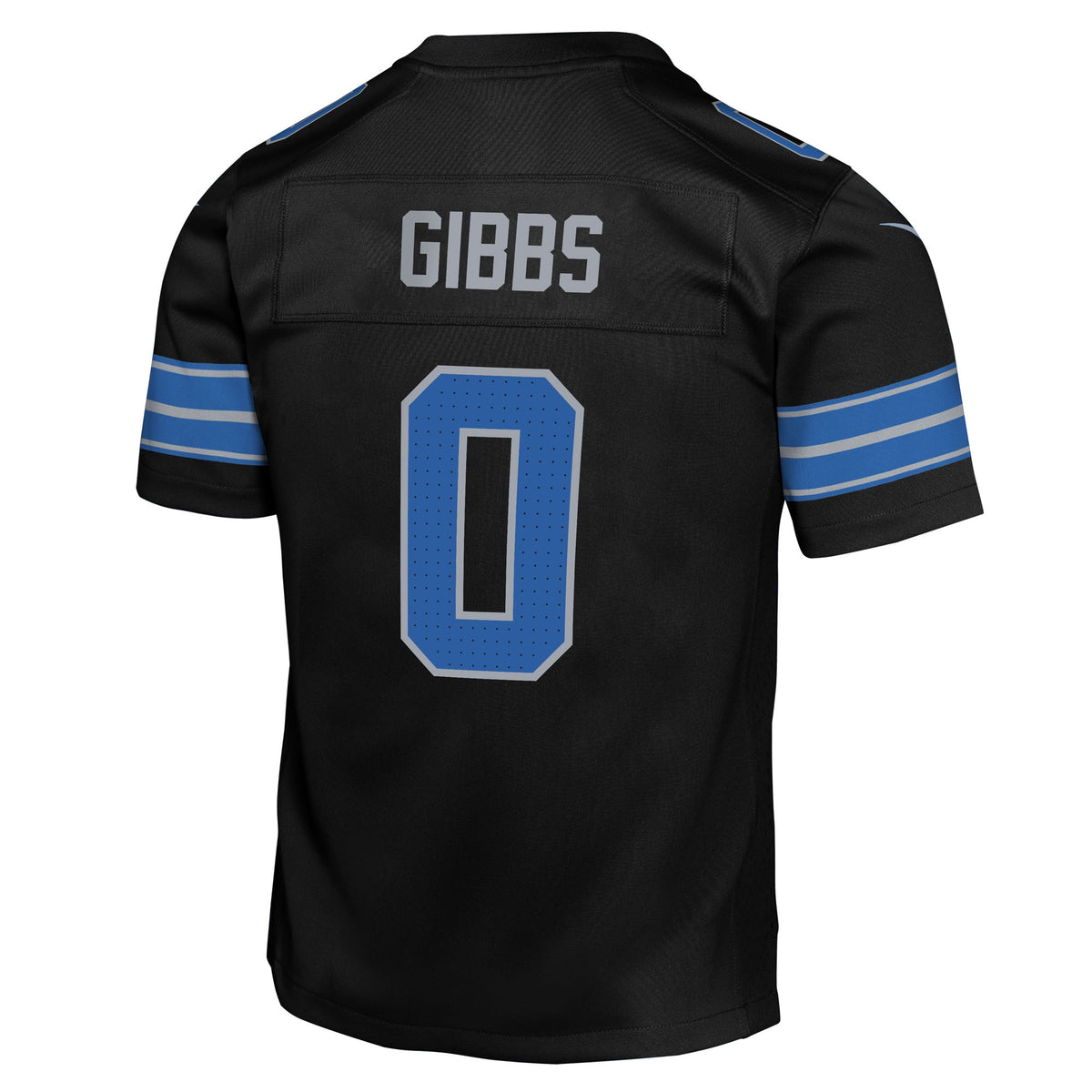 Youth Detroit Lions Jahmyr Gibbs Nike Black Game Jersey