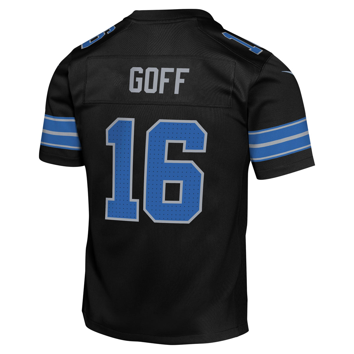 Youth Detroit Lions Jared Goff Nike Black Game Jersey