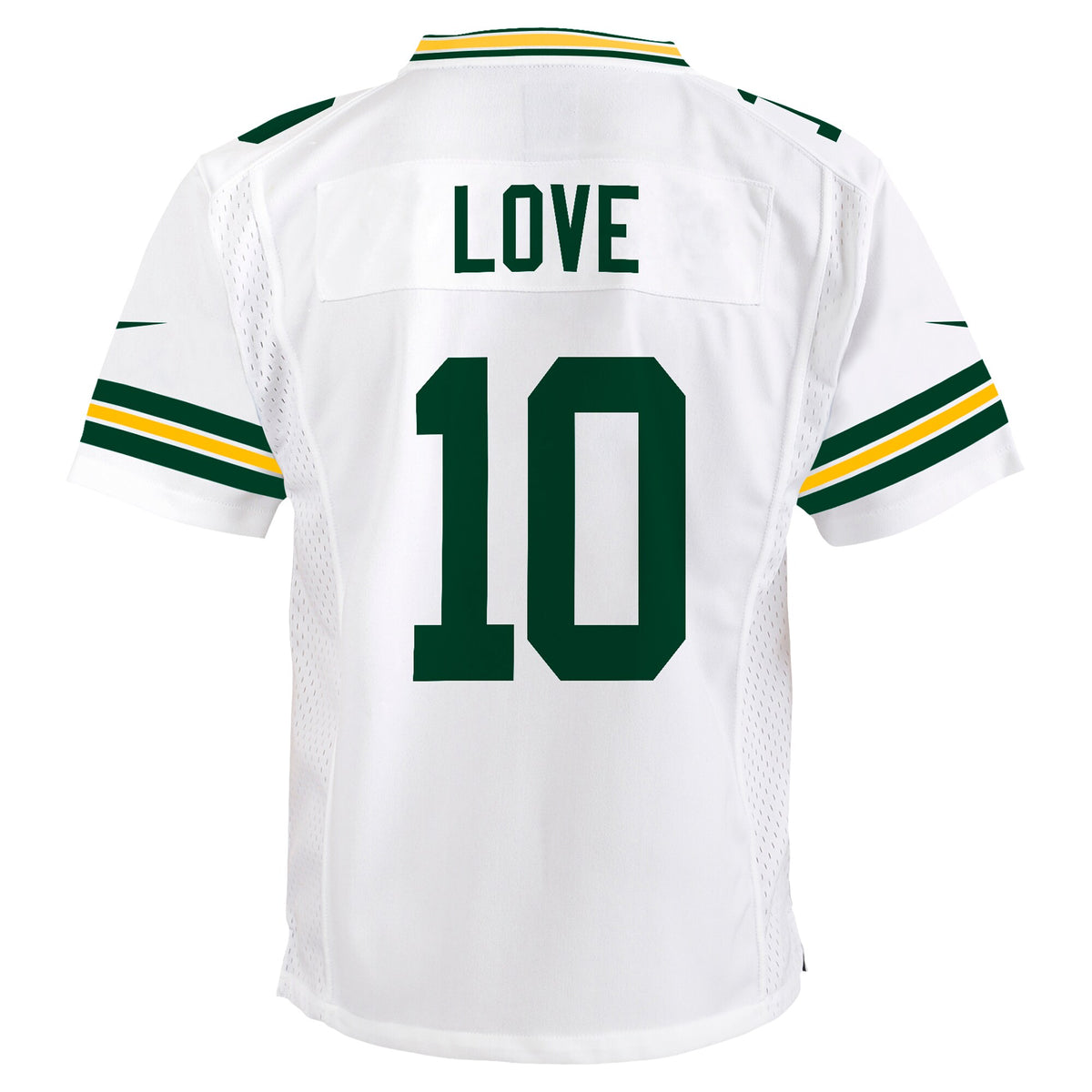 Youth Green Bay Packers Jordan Love Nike White Game Jersey