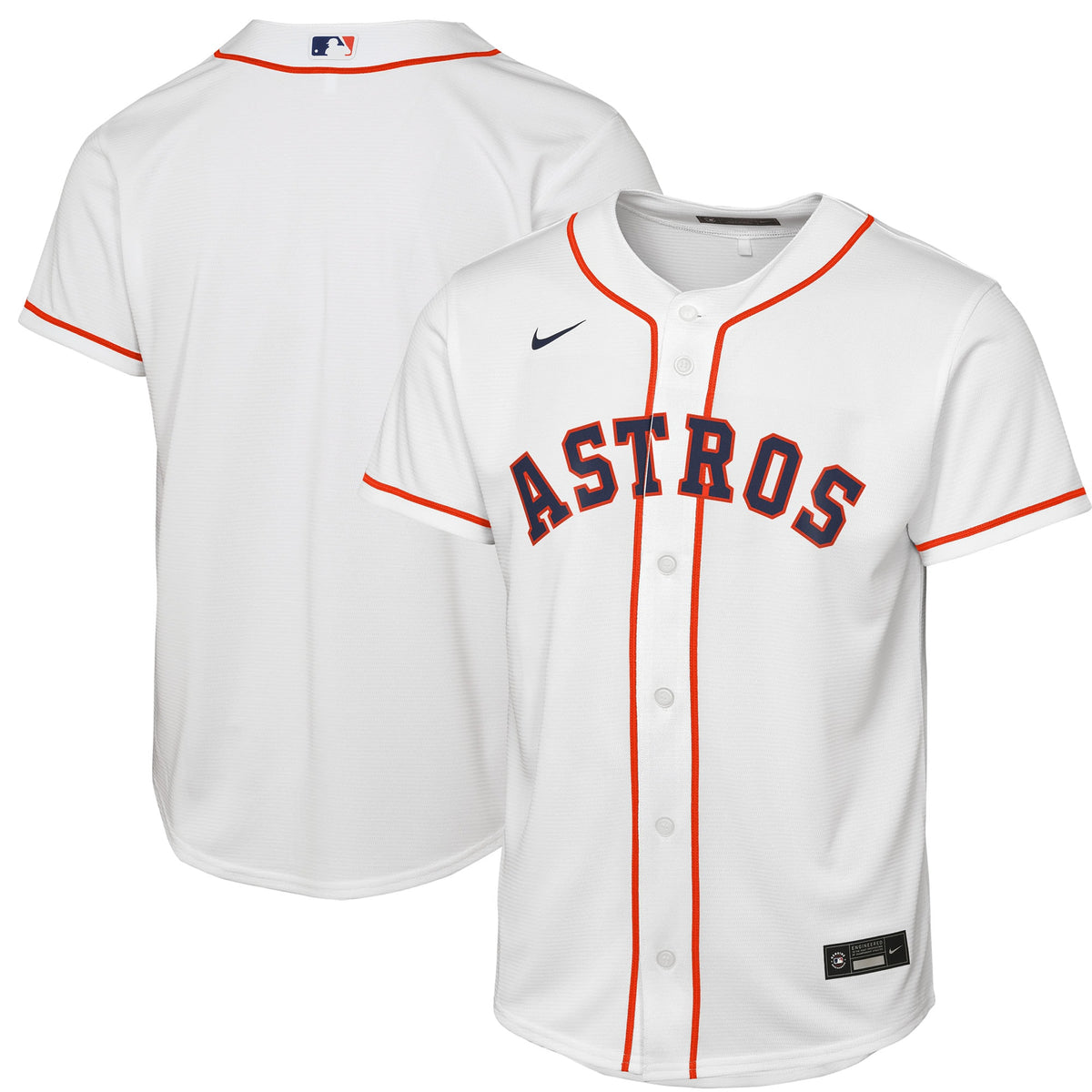 Youth Houston Astros Nike White Home Replica Jersey