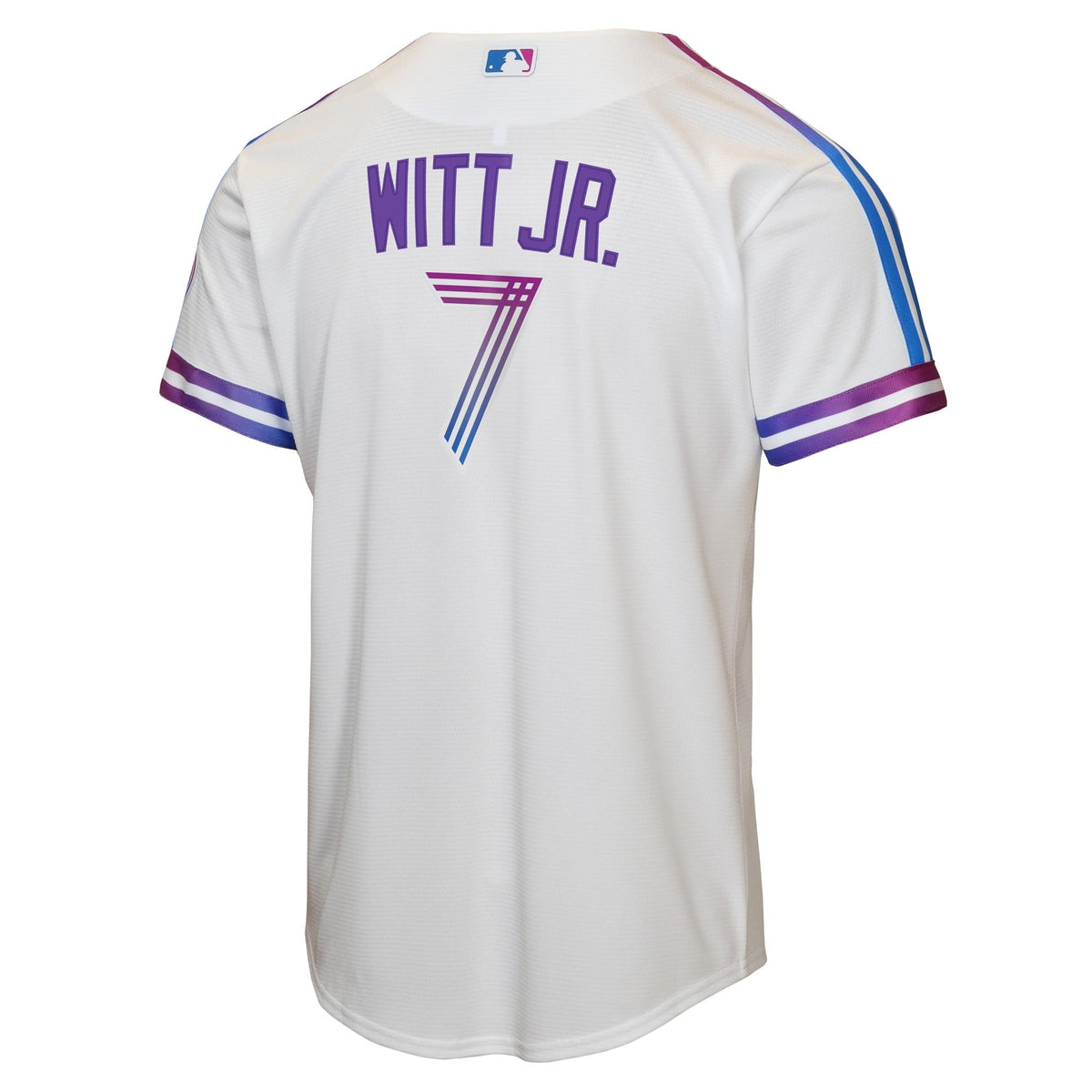 Youth Kansas City Royals Bobby Witt Jr. Nike White 2026 City Connect Stadium Jersey