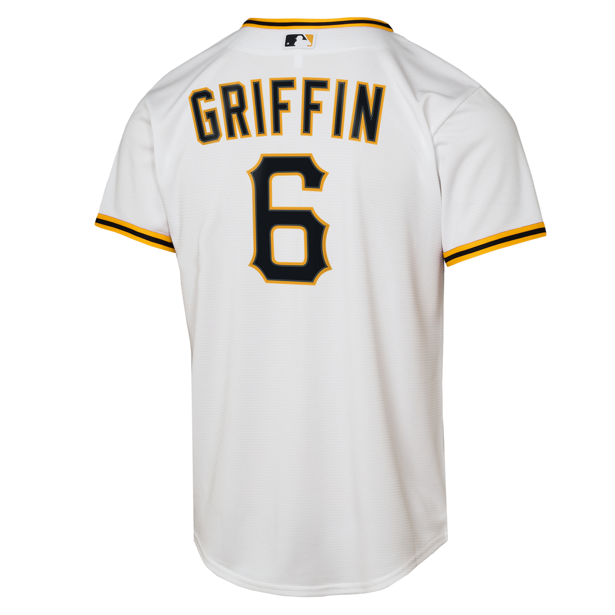 Youth Pittsburgh Pirates Konnor Griffin Nike White Home Replica Jersey