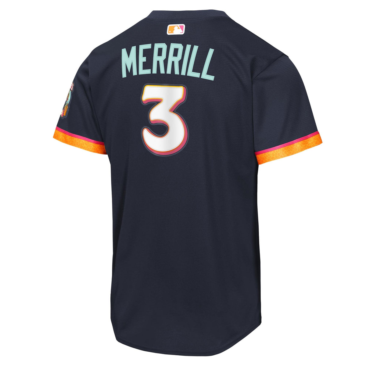 Youth San Diego Padres Jackson Merrill Nike Obsidian 2026 City Connect Stadium Jersey