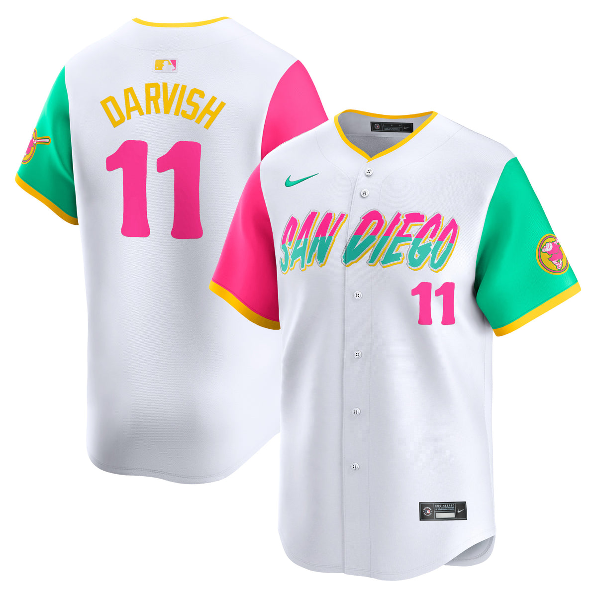 Yu Darvish San Diego Padres Nike City Connect Limited Player Jersey White