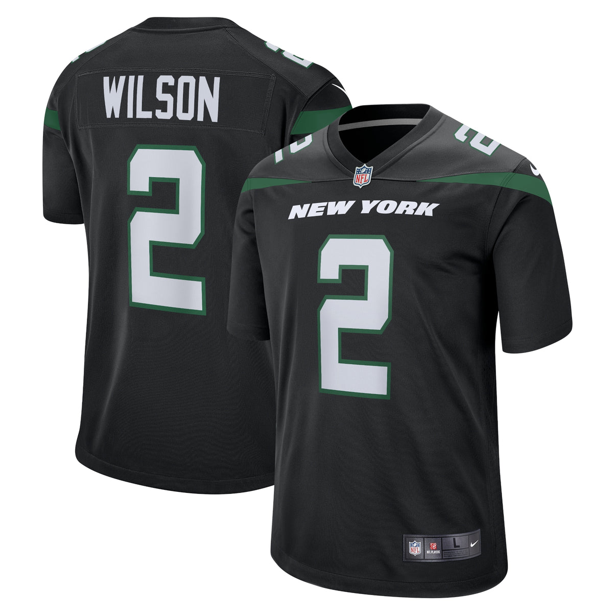 Zach Wilson New York Jets Nike Alternate Game Jersey Black