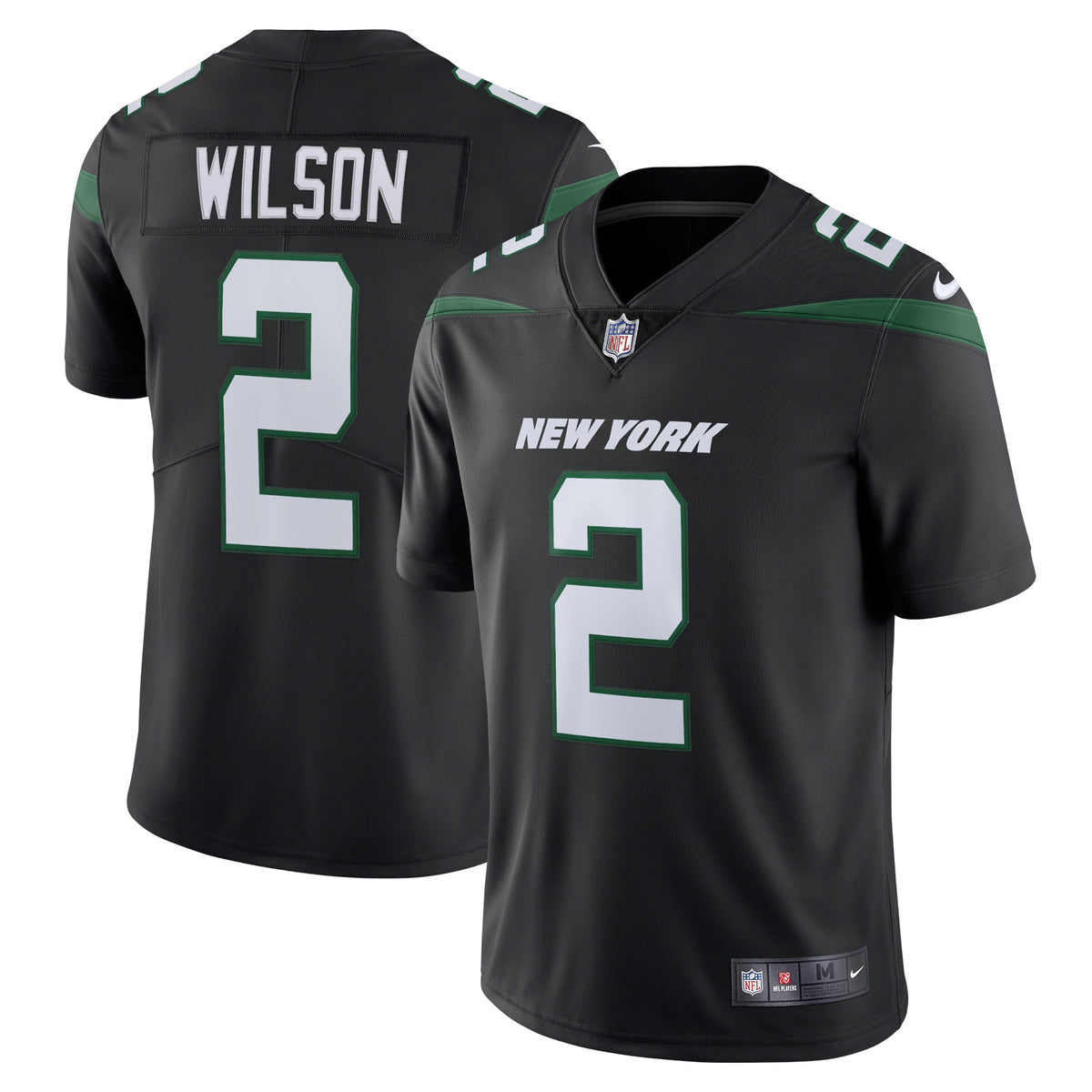 Zach Wilson New York Jets Nike Vapor Limited Jersey Stealth Black