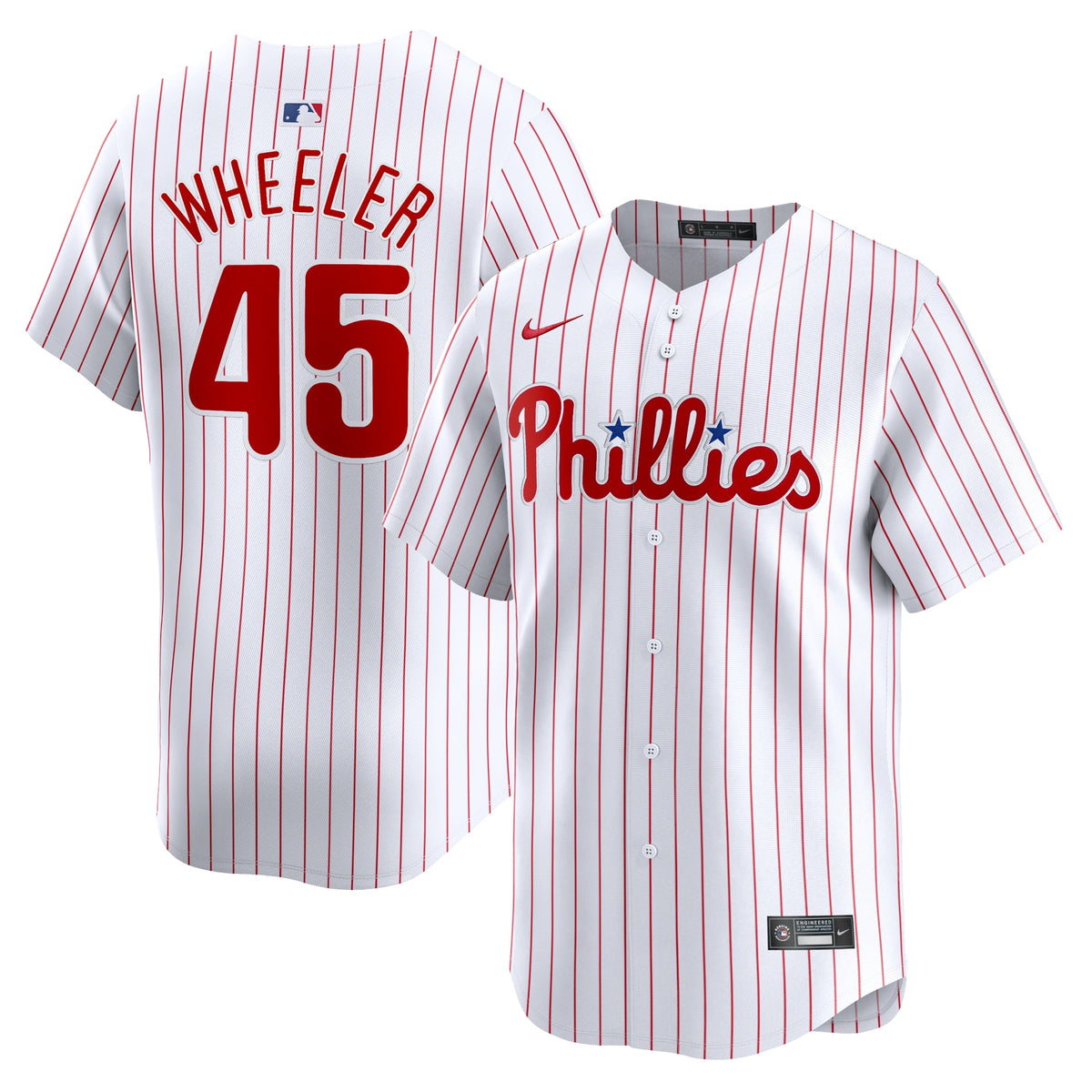 Zack Wheeler Philadelphia Phillies Nike Home Limited Player Jersey White