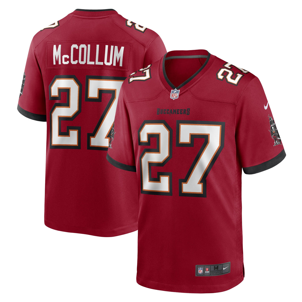 Zyon McCollum Tampa Bay Buccaneers Nike Game Player Jersey Red