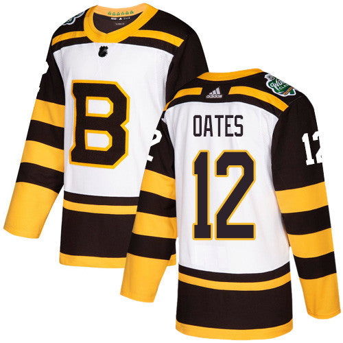 Adidas Bruins 12 Adam Oates White Authentic 2019 Winter Classic Stitched Nhl Jersey