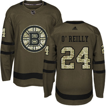 Adidas Bruins 24 Terry Oreilly Green Salute To Service Stitched Nhl Jersey