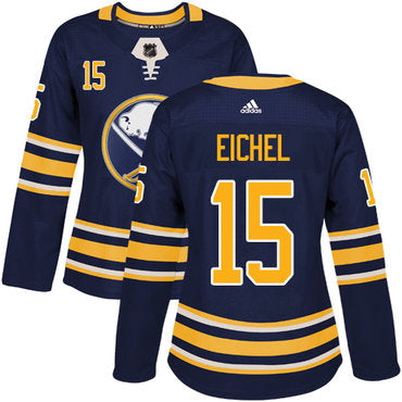 Adidas Buffalo Sabres 15 Jack Eichel Navy Blue Home Authentic Womens Stitched Nhl Jersey