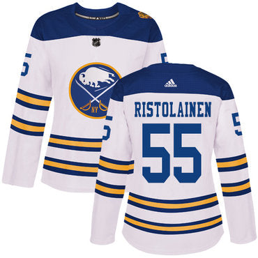 Adidas Buffalo Sabres 55 Rasmus Ristolainen White Authentic 2018 Winter Classic Womens Stitched Nhl Jersey