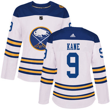 Adidas Buffalo Sabres 9 Evander Kane White Authentic 2018 Winter Classic Womens Stitched Nhl Jersey
