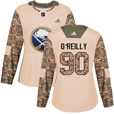 Adidas Buffalo Sabres 90 Ryan Oreilly Camo Authentic 2017 Veterans Day Womens Stitched Nhl Jersey