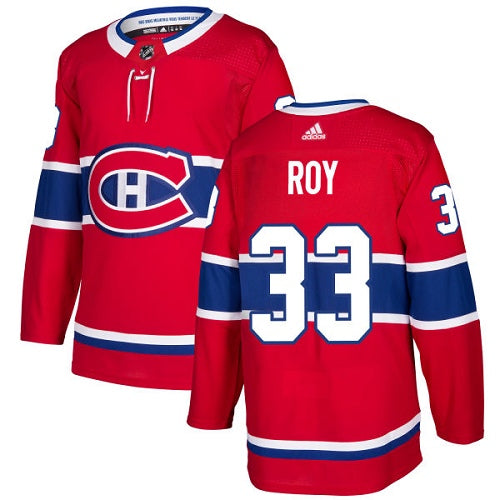 Adidas Canadiens 33 Patrick Roy Red Home Authentic Stitched Nhl Jersey