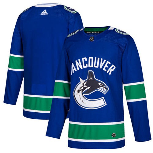 Adidas Canucks Blank Blue Home Authentic Stitched Nhl Jersey