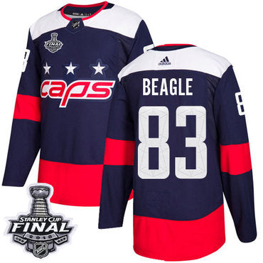 Adidas Capitals 83 Jay Beagle Navy Authentic 2018 Stadium Series Stanley Cup Final Stitched Nhl Jersey