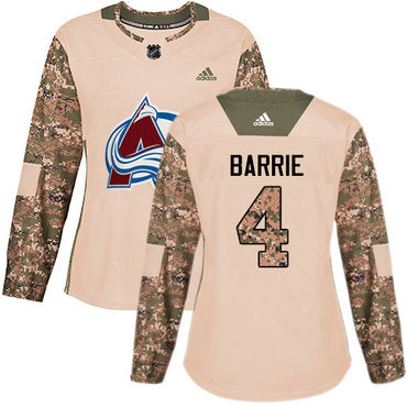 Adidas Colorado Avalanche 4 Tyson Barrie Camo Authentic 2017 Veterans Day Womens Stitched Nhl Jersey