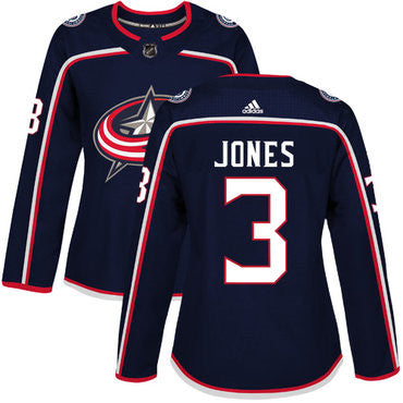 Adidas Columbus Blue Jackets 3 Seth Jones Navy Blue Home Authentic Womens Stitched Nhl Jersey