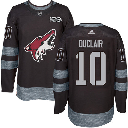Adidas Coyotes 10 Anthony Duclair Black 1917 2017 100th Anniversary Stitched Nhl Jersey