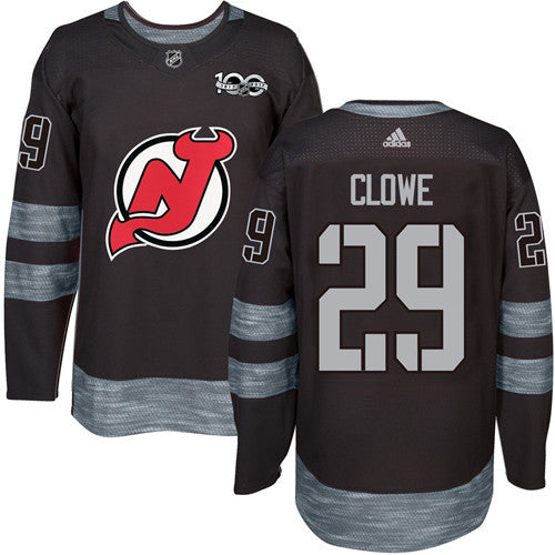 Adidas Devils 29 Ryane Clowe Black 1917 2017 100th Anniversary Stitched Nhl Jersey