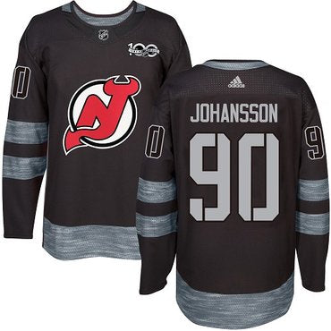 Adidas Devils 90 Marcus Johansson Black 1917 2017 100th Anniversary Stitched Nhl Jersey