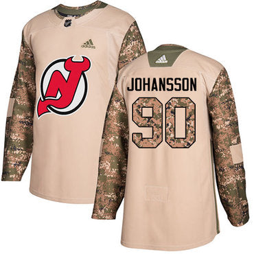 Adidas Devils 90 Marcus Johansson Camo Authentic 2017 Veterans Day Stitched Nhl Jersey
