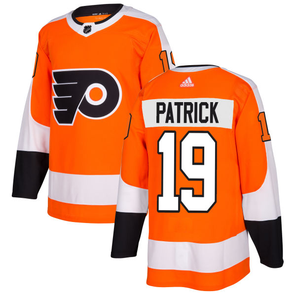 Adidas Flyers 19 Nolan Patrick Orange Home Authentic Stitched Nhl Jersey