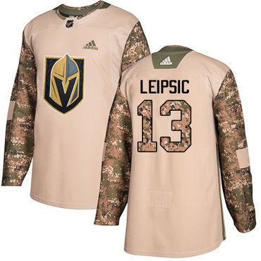 Adidas Golden Knights 13 Brendan Leipsic Camo Authentic 2017 Veterans Day Stitched Nhl Jersey