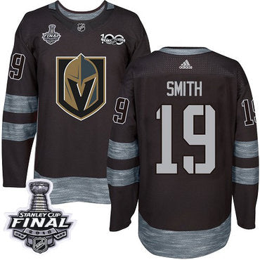 Adidas Golden Knights 19 Reilly Smith Black 1917 2017 100th Anniversary 2018 Stanley Cup Final Stitched Nhl Jersey