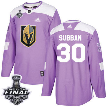 Adidas Golden Knights 30 Malcolm Subban Purple Authentic Fights Cancer 2018 Stanley Cup Final Stitched Nhl Jersey