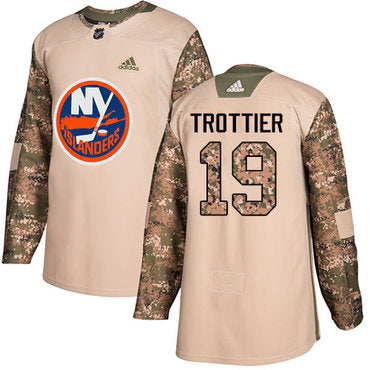 Adidas Islanders 19 Bryan Trottier Camo Authentic 2017 Veterans Day Stitched Nhl Jersey