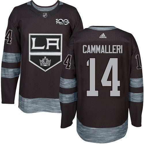 Adidas Kings 14 Mike Cammalleri Black 1917 2017 100th Anniversary Stitched Nhl Jersey