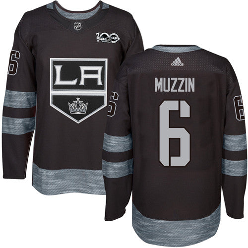 Adidas Kings 6 Jake Muzzin Black 1917 2017 100th Anniversary Stitched Nhl Jersey