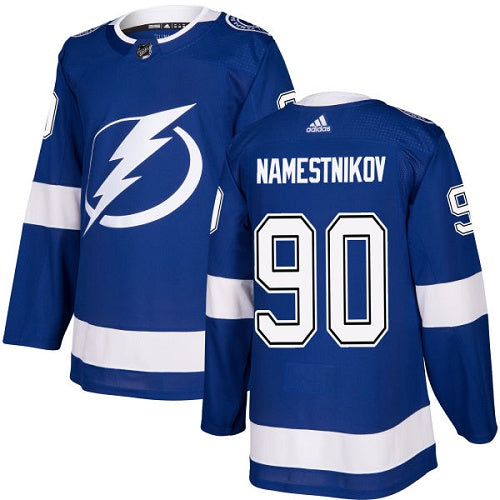 Adidas Lightning 90 Vladislav Namestnikov Blue Home Authentic Stitched Nhl Jersey