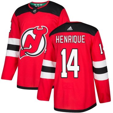 Adidas New Jersey Devils 14 Adam Henrique Red Home Authentic Stitched Nhl Jersey