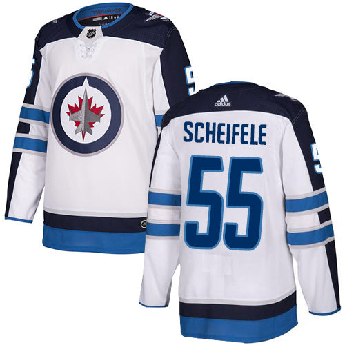 Adidas Nhl Winnipeg Jets 55 Mark Scheifele Away White Authentic Jersey