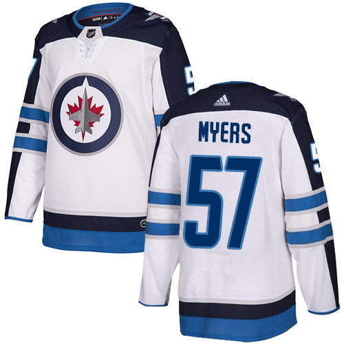 Adidas Nhl Winnipeg Jets 57 Tyler Myersaway White Authentic Jersey