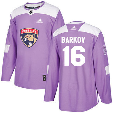 Adidas Panthers 16 Aleksander Barkov Purple Authentic Fights Cancer Stitched Nhl Jersey