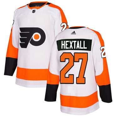 Adidas Philadelphia Flyers 27 Ron Hextall White Authentic Stitched Nhl Jersey