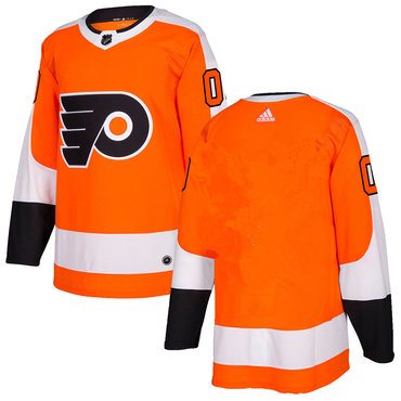 Adidas Philadelphia Flyers Blank Orange Home Authentic Stitched Nhl Jersey