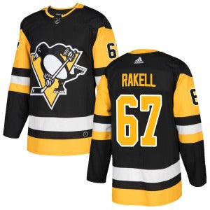 Adidas Pittsburgh Penguins 67 Rickard Rakell Black Alternate Authentic Stitched Nhl Jersey