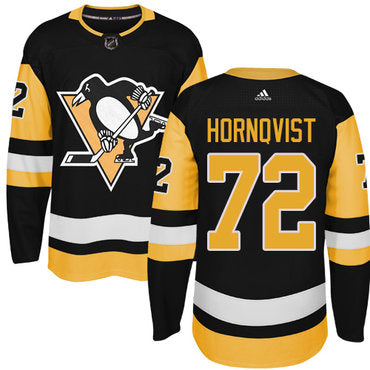 Adidas Pittsburgh Penguins 72 Patric Hornqvist Black Alternate Authentic Stitched Nhl Jersey
