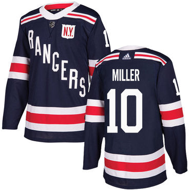 Adidas Rangers 10 Jt Miller Navy Blue Authentic 2018 Winter Classic Stitched Nhl Jersey