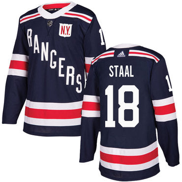 Adidas Rangers 18 Marc Staal Navy Blue Authentic 2018 Winter Classic Stitched Nhl Jersey