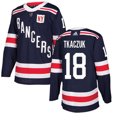 Adidas Rangers 18 Walt Tkaczuk Navy Blue Authentic 2018 Winter Classic Stitched Nhl Jersey