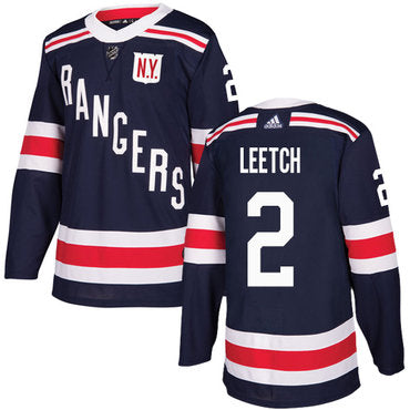 Adidas Rangers 2 Brian Leetch Navy Blue Authentic 2018 Winter Classic Stitched Nhl Jersey