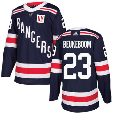 Adidas Rangers 23 Jeff Beukeboom Navy Blue Authentic 2018 Winter Classic Stitched Nhl Jersey
